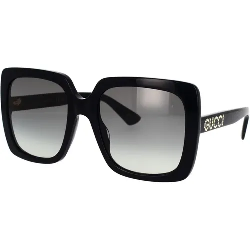 Swarovski Crystal Square Sunglasses , female, Sizes: 54 MM - Gucci - Modalova