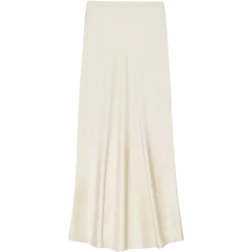 Elegant Silk Skirt - Sand , female, Sizes: M, XS, S - Anine Bing - Modalova