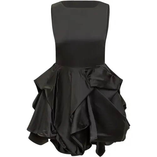 Peplum Bustier Dress , female, Sizes: XS - JW Anderson - Modalova