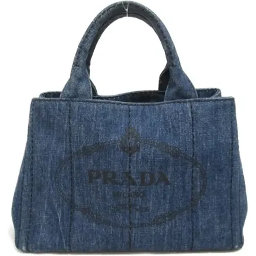 Pre-owned Denim handbags , female, Sizes: ONE SIZE - Prada Vintage - Modalova