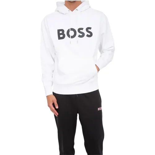 Hoodie , male, Sizes: M - Hugo Boss - Modalova