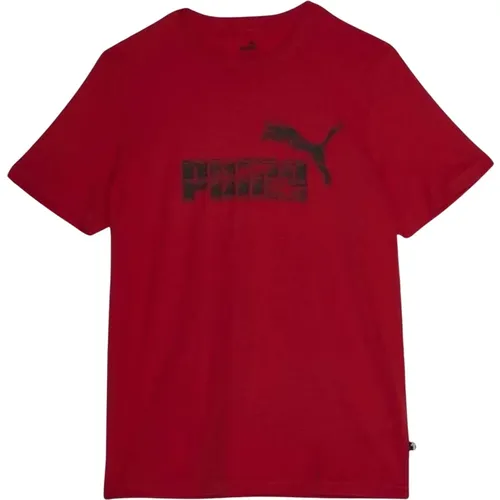 Grafik Nr. 1 Logo T-Shirt , Herren, Größe: L - Puma - Modalova