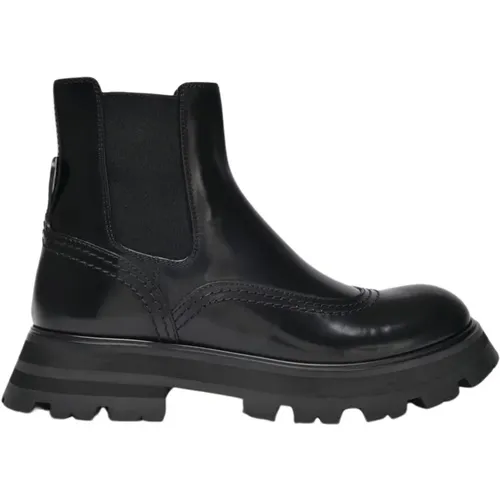 Leather Wander Chelsea Boots , female, Sizes: 7 UK - alexander mcqueen - Modalova