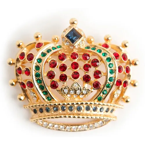 Royal Crown Brosche , Damen, Größe: ONE Size - Kenneth Jay Lane Pre-owned - Modalova