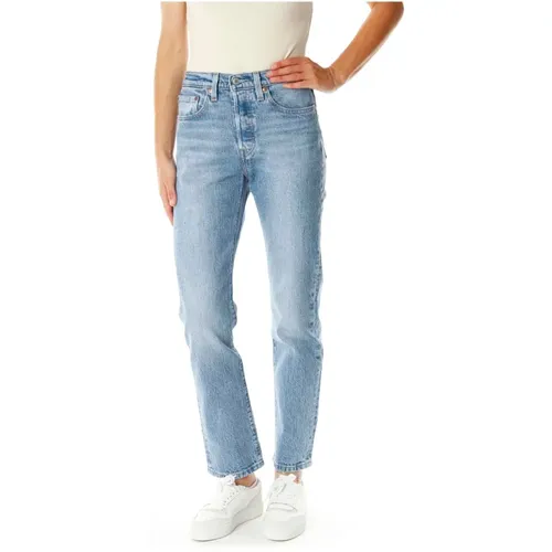 Levi's, High Waist Straight Fit Jeans , Damen, Größe: W28 L30 - Levis - Modalova