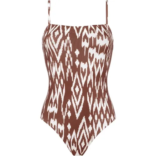 Geometric Print Swimsuit , female, Sizes: M - Eres - Modalova