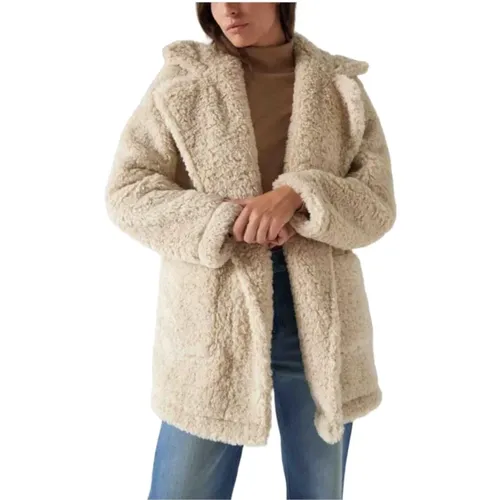 Reversible Fur Coat , female, Sizes: L - Salsa - Modalova
