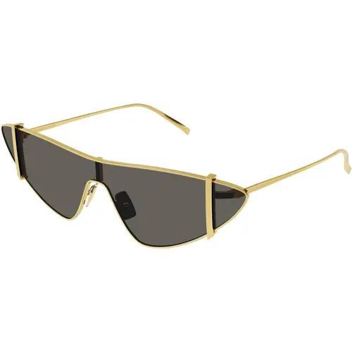 Gold/Graue Sonnenbrille SL 536 - Saint Laurent - Modalova
