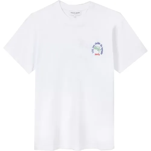 Besticktes Logo T-Shirt , Herren, Größe: XL - Maison Labiche - Modalova