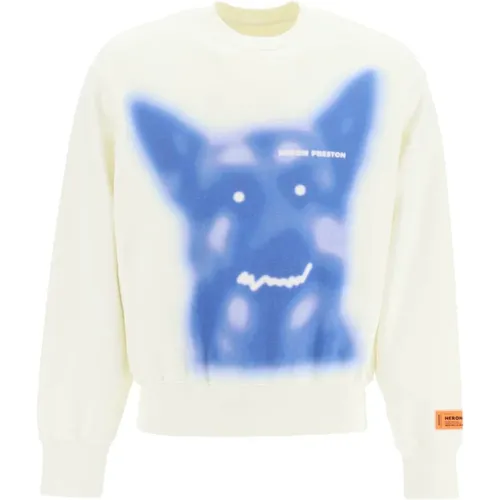 Beware of dog sweatshirt , male, Sizes: S - Heron Preston - Modalova