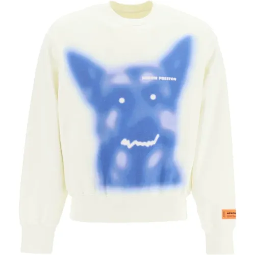 Beware of dog sweatshirt , male, Sizes: S, L - Heron Preston - Modalova