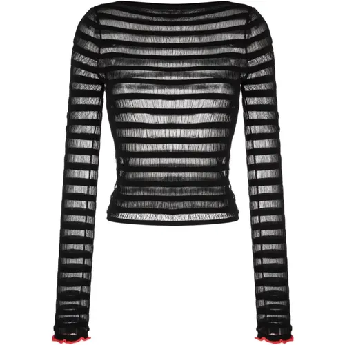 Bunt Sheer Stripe Casual Sweater , Damen, Größe: S - Proenza Schouler - Modalova