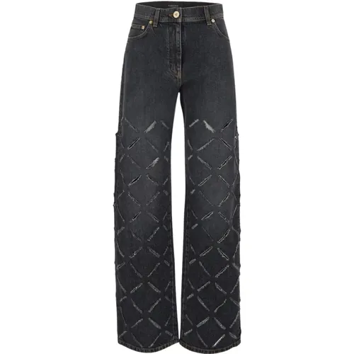 Lockere Jeans , Damen, Größe: W28 - Versace - Modalova