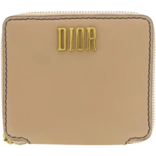 Pre-owned Leather wallets , female, Sizes: ONE SIZE - Dior Vintage - Modalova