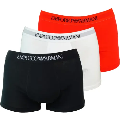 Sportliche Trunk Unterwäsche 3er Pack Herrenshorts - Emporio Armani - Modalova