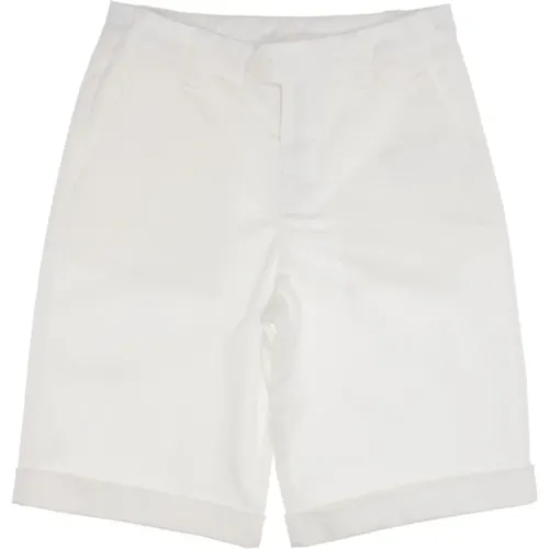 Weiße Baumwoll-Jungen-Shorts - Dondup - Modalova