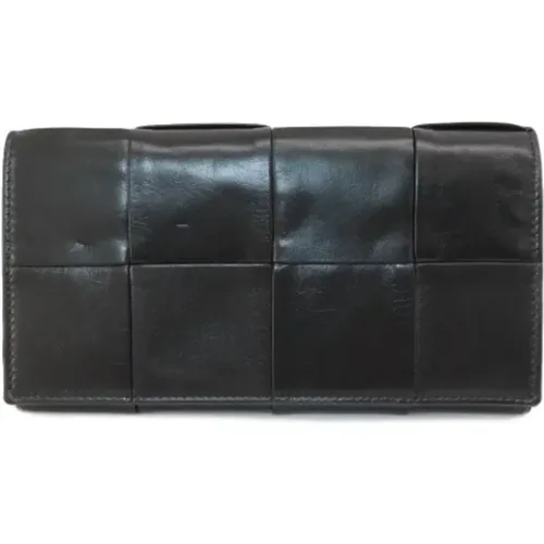 Pre-owned Leather wallets , female, Sizes: ONE SIZE - Bottega Veneta Vintage - Modalova