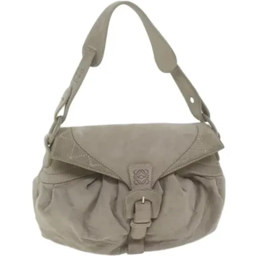 Pre-owned Suede shoulder-bags , female, Sizes: ONE SIZE - Loewe Pre-owned - Modalova