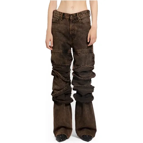 Verstellbare Manschette Denim Jeans , Damen, Größe: W31 - Y/Project - Modalova