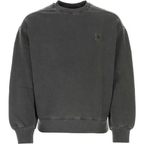 Dark Grey Nelson Sweatshirt , male, Sizes: XL, S, M, L - Carhartt WIP - Modalova