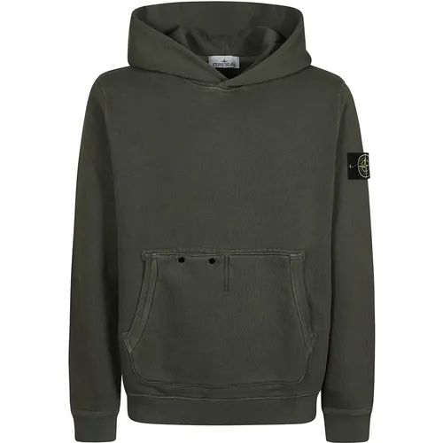 Lässiger Kapuzenpullover , Herren, Größe: M - Stone Island - Modalova