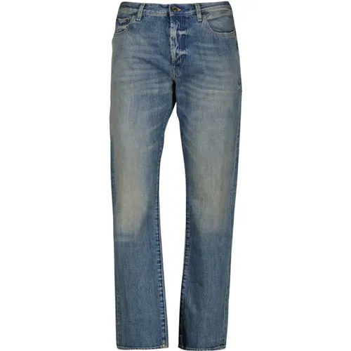 Straight Cut Denim Jeans - Saint Laurent - Modalova