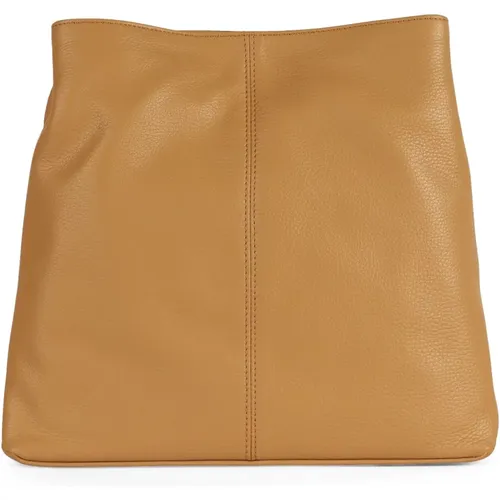 Leather Hammered Shoulder Bag , female, Sizes: ONE SIZE - Gianni Chiarini - Modalova