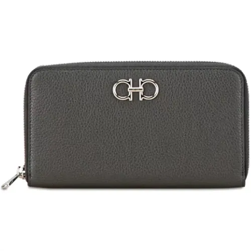 Pre-owned Leather wallets , female, Sizes: ONE SIZE - Salvatore Ferragamo Pre-owned - Modalova