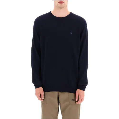 Logo Stickpullover , Herren, Größe: M - Polo Ralph Lauren - Modalova