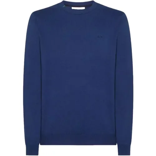 Sophisticated O-Neck Jumpers , male, Sizes: L, M - Sun68 - Modalova