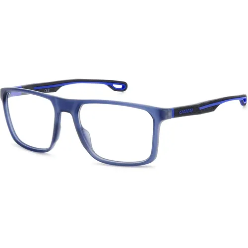 Blau Matte Brillenfassungen , unisex, Größe: 55 MM - Carrera - Modalova