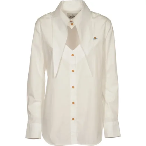 Weißes Herz Shirt , Damen, Größe: S - Vivienne Westwood - Modalova