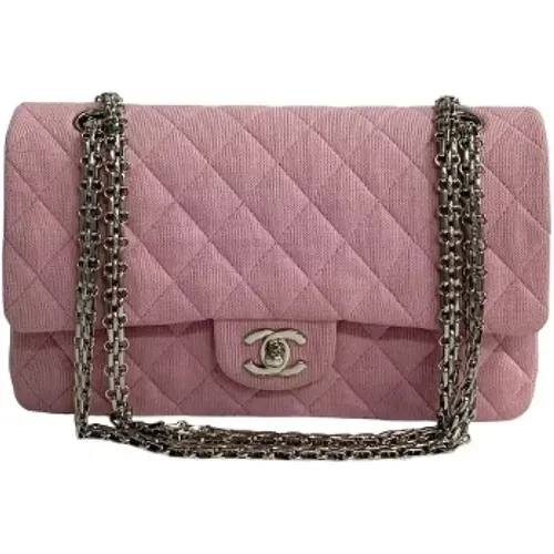 Pre-owned Cotton crossbody-bags , female, Sizes: ONE SIZE - Chanel Vintage - Modalova