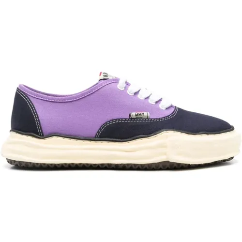 Blaue Sneakers mit Panel-Design Chunky Sohle - Maison Margiela - Modalova