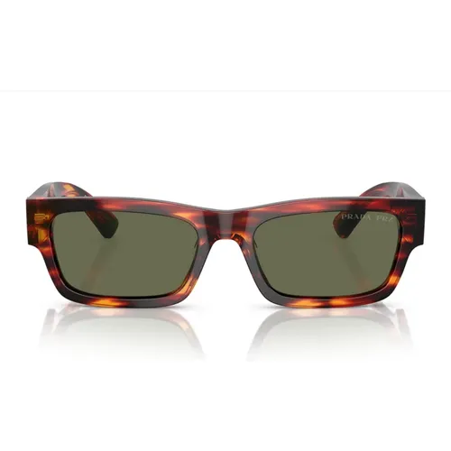 Polarisierte Sonnenbrille , unisex, Größe: 56 MM - Prada - Modalova