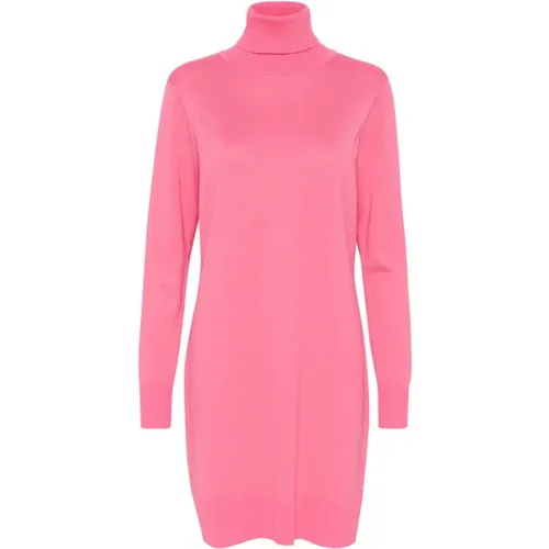 Chateau Rose Rollneck Dress , female, Sizes: XL, XS, 2XL, M, L - Saint Tropez - Modalova