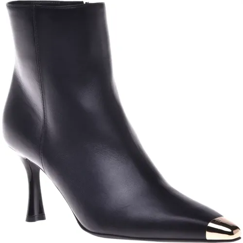 Ankle boots in leather , female, Sizes: 3 UK, 5 UK, 4 UK, 6 UK, 7 UK, 6 1/2 UK - Baldinini - Modalova