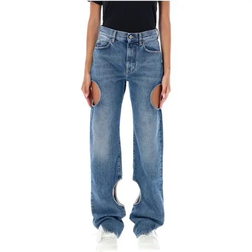 Jeans , Damen, Größe: W27 - Off White - Modalova