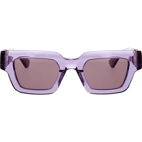 Bold Cat-Eye Sunglasses Bv1230S 003 , unisex, Sizes: 49 MM - Bottega Veneta - Modalova
