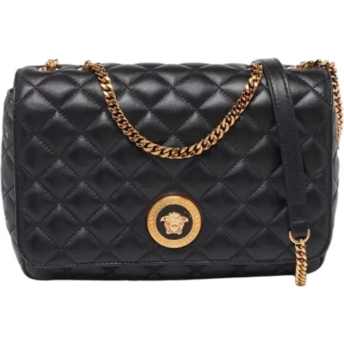 Pre-owned Leather shoulder-bags , female, Sizes: ONE SIZE - Versace Pre-owned - Modalova