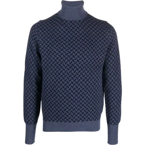 Biscottino` Turtle-Neck Sweater , male, Sizes: L - Drumohr - Modalova