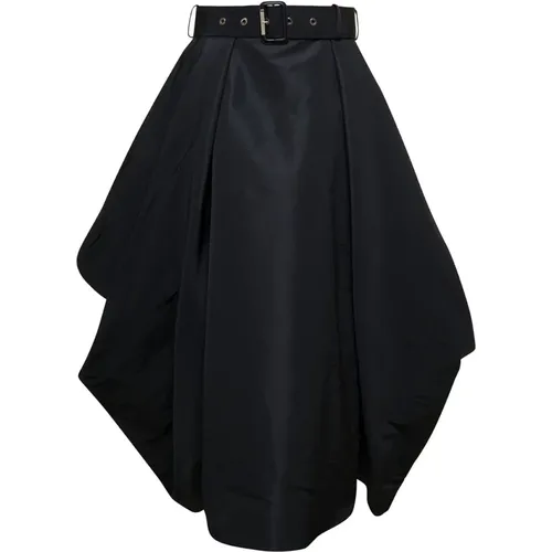 Polyfaille Skirt , female, Sizes: XS, S - alexander mcqueen - Modalova