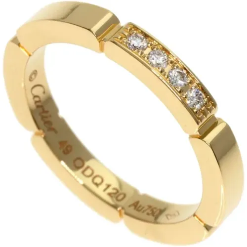 Pre-owned Gold rings , female, Sizes: ONE SIZE - Cartier Vintage - Modalova