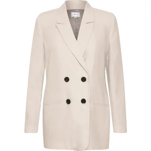 Sport Jacket, Elegant Blazer with Fabric Details , female, Sizes: XL, L, S, M - Gestuz - Modalova
