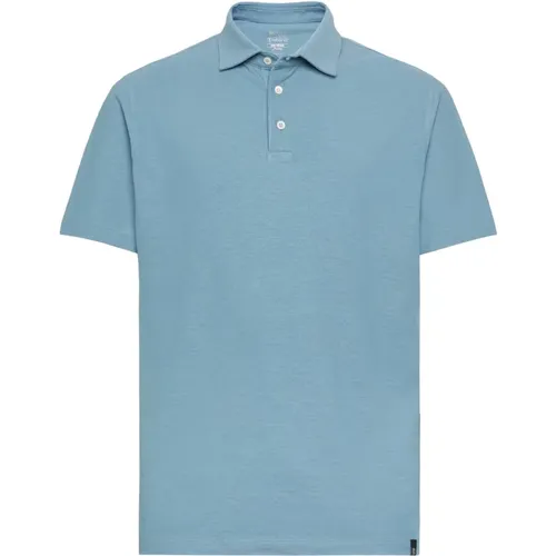 Regular Fit Poloshirt aus Baumwoll-Crêpe-Jersey,Regular Fit Polo Shirt aus Baumwoll-Crêpe-Jersey,Polo Shirts - Boggi Milano - Modalova