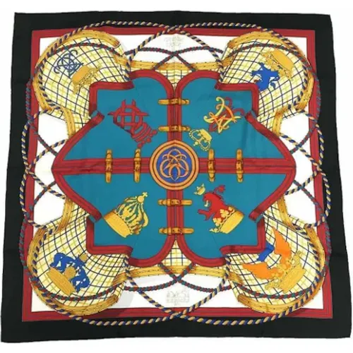 Pre-owned Silk scarves , female, Sizes: ONE SIZE - Hermès Vintage - Modalova