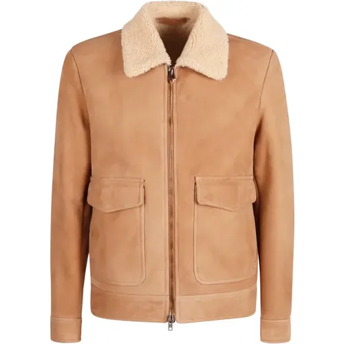 Leather Jacket , male, Sizes: L - Salvatore Santoro - Modalova