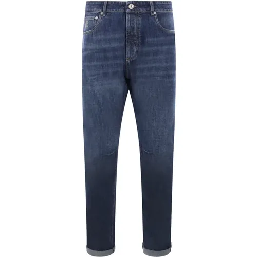 Jeans , male, Sizes: L - BRUNELLO CUCINELLI - Modalova