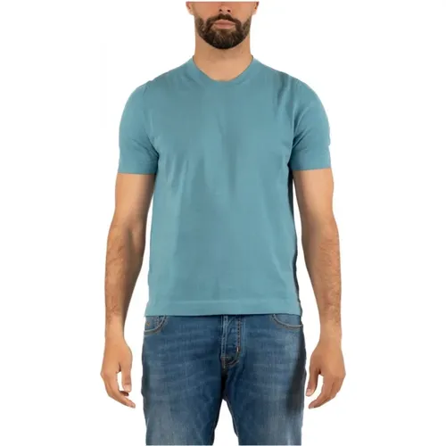 Herren Casual T-Shirt , Herren, Größe: 2XL - Hindustrie - Modalova