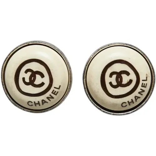 Pre-owned Metal earrings , female, Sizes: ONE SIZE - Chanel Vintage - Modalova